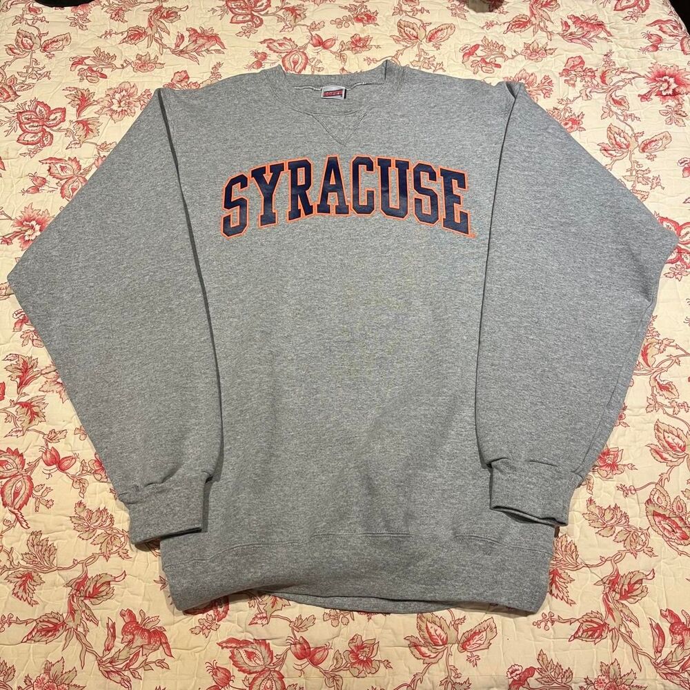 Vintage 90s Syracuse University New York Soffe  Crewneck Sweater!